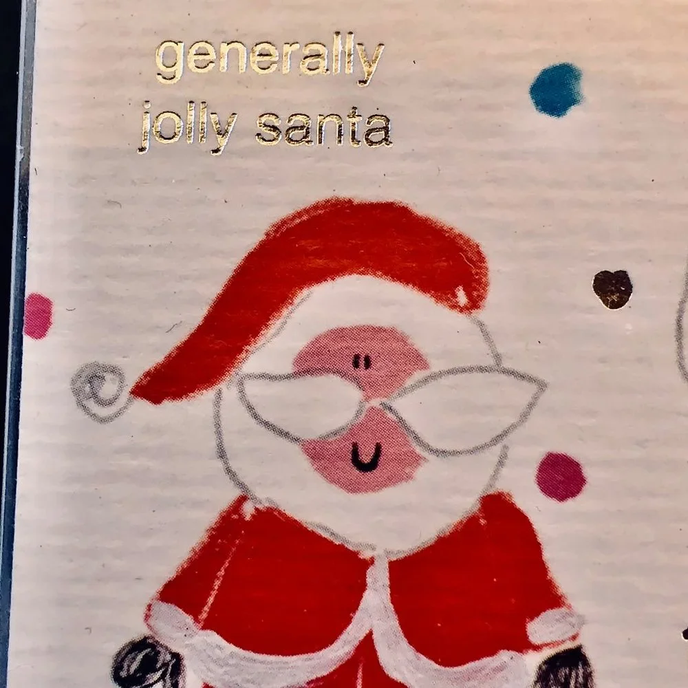 Christmas Cards Paperie SANTAS OF THE WORLD by Soul 2004 - 8 Cards + Envelopes